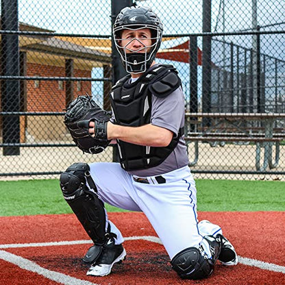 Champro Optimus MVP Chest Protector - color: Black, size: 13.5"