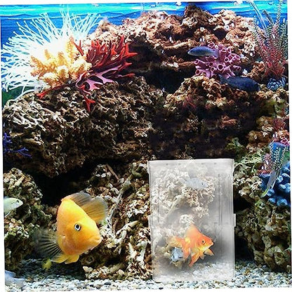 Toddmomy 4pcs Aquarium Fish Box Fish Incubator Boxes Small Tank Separation Container Plastic Breeding
