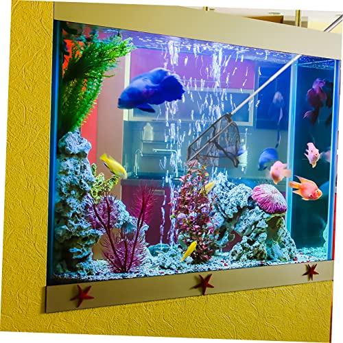 INOOMP 1pc Telescopic Fishing Net Fish Shrimp Catching Tool for Aquarium Use Fish-Friendly Design