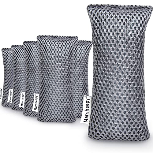 6 Pack Activated Charcoal Shoe Odor Eliminator, Shoe Deodorizer insert Bag - color: Grey 6 Pack