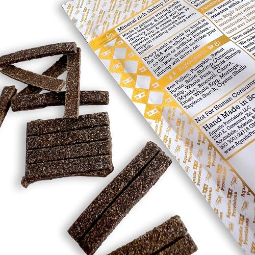 Aquatic Provisions Bee Bright Shrimp Feed, Mineral Shrimp Food for Neocaridina and Caridina with Bee Pollen and Oyster Shells, 0.35 oz (10g)