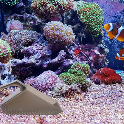 SHINEOFI Aquarium Cleaning Shovel Fish Tank Gravel Shovel Plastic Sand Scoop for Aquarium Maintenance and Gravel Cleaning Fish Tank Accessory