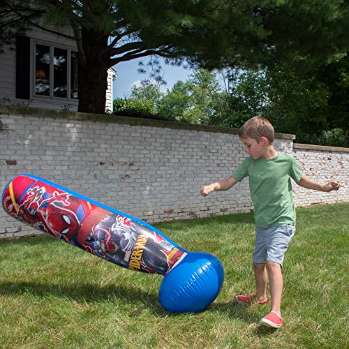 Marvel Spider Man 60" Bop Bag, Red - color: Spiderman, size: 60" Bop Bag