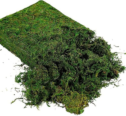 Artificial Moss, 16OZ Fake Moss for Crafts Table Centerpieces Fairy Garden Wedding Party Decor, Faux Grass for Potted Plants, 455gr (Fresh Green)