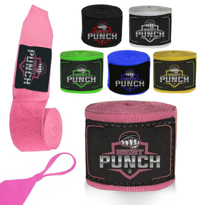 ProShield Boxing Wraps| 180-Inch Bandages| Boxing Hand Wraps Protection for Muay Thai MMA and Kickboxing - color: Pink, size: 118"