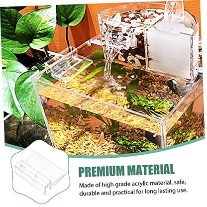 10pcs Fish Tank Cover Support Racks Transparent Acrylic Brackets for Aquarium Easy to Install Fish Tank Accessories Suitable for Covers
