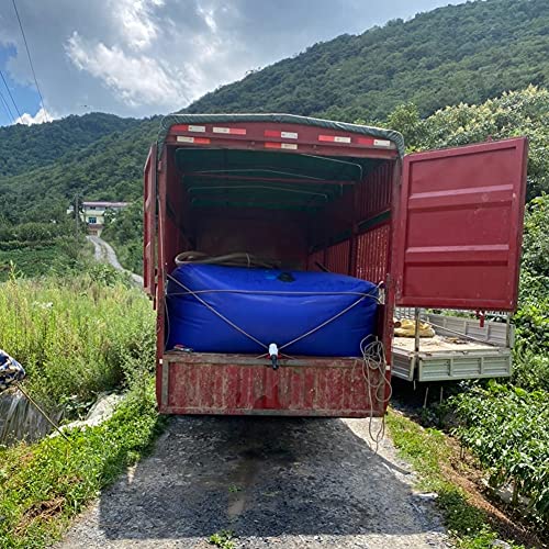 Flexible Water Tank with Tap, Space-saving Water Storage Container, Portable Collapsible Bucket, 0.9mm Thick Pvc Leakproof for Outdoor Camping, Fishing, Gardening, Car Washing(175L/1x0.5x0.35M) - size: 175L/1x0.5x0.35M