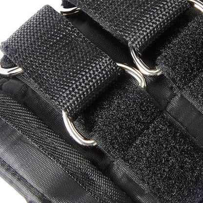 Amazon Basics Adjustable Ankle Weights for Men & Women, for Workouts, Resistance Training, Walking, Black - style: 5 Pound Set (2.5 Pounds Each)