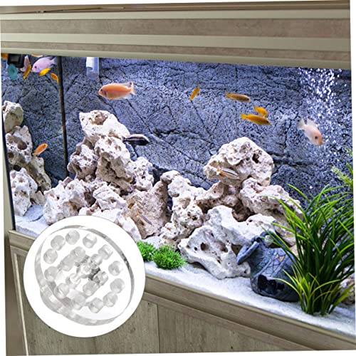 LIOOBO 2sets Acrylic Tank Base Rack for Aquarium Marine Source Decor Smooth Line 10pcs*2
