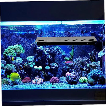 Toddmomy Aquarium Maintenance Tool Holder Wall-Mounted Organizer for Tweezers Scissors and Tank Accessories Stainless Steel Storage Rack for Fish Tank Cleaning
