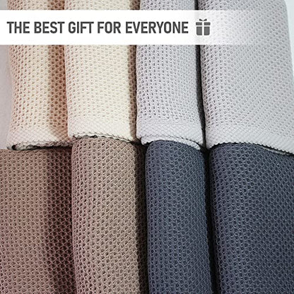 8 Pack Cotton Sports Towel, Gym Towel, Waffle Pattern - size: 8Pcs-4Colors