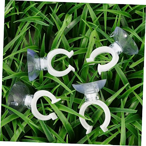Sosoport 10pcs Transparent Fish Tank Strong Clamp Bracket for Aquariums Fixing Clips for Smooth Easy to Install and Remove