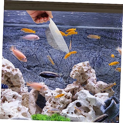 2pcs Strainer Mesh for Fish Tank Cleaning Portable for Aquariums Fine Mesh Screen for and Maintenance Safe for Fresh and Use