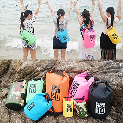 Dry Sack/Waterproof Bag for Boating, Kayaking, Hiking, Snowboarding, Camping, Rafting, Fishing and Backpacking (Black, 30L) - color: Black, size: 30L