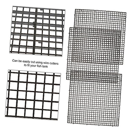 Mikikit 1Set Fish Tank Divider with Suction Cups Isolation Panels for Aquariums Fish Separation for Breeding and Maintenance