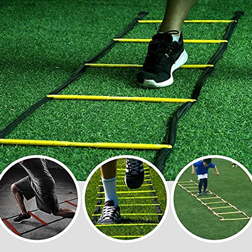 Agility Ladder Flexibility Speed Ladder, Sports Training Set,Fitness Jumping Ladder Footwork Sport Equipment,for Kids/Adults Outdoor Training(Size:4m) - size: 4m