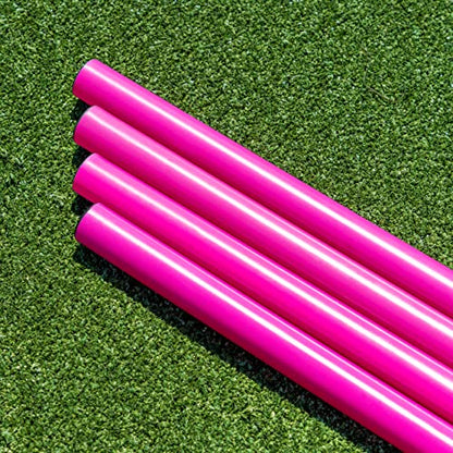 FORZA Agility Poles & Clips | Create Your Own Hurdles - 8 Color Options - color: Pink, style: Poles Only