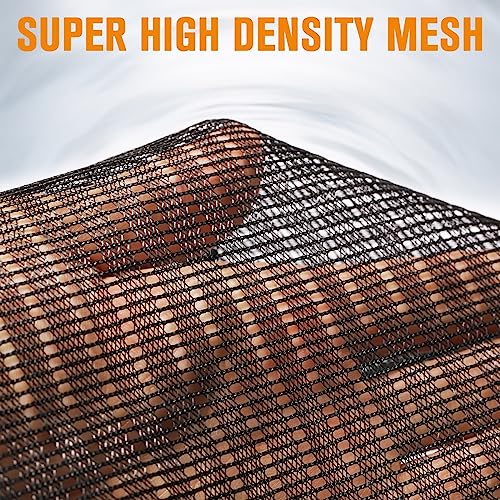 Floating Fishing Basket, Collapsible Fishing Net Portable Nylon-mesh | Coated Nylon Net Bait Storage Cage for Keeping Crayfish Minnows Leaches and Other Live Baits