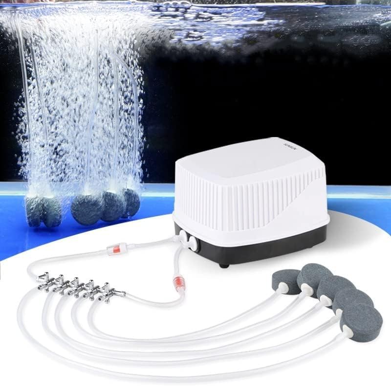 5-Way Air Flow Control Lever Valve with Airline Tubing Connector for Aquarium Fish Tank