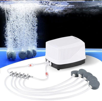 5-Way Air Flow Control Lever Valve with Airline Tubing Connector for Aquarium Fish Tank