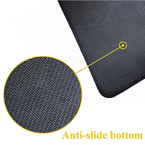 XXL Gaming Mouse Pad 35.4 x 15.7 Inch, Large Extended Desk Mousepad, Water-Resistant Surface, Stitched Edges, Non-Slip Rubber Base Desk Mat for Gaming & Office - color: Cherry Moon