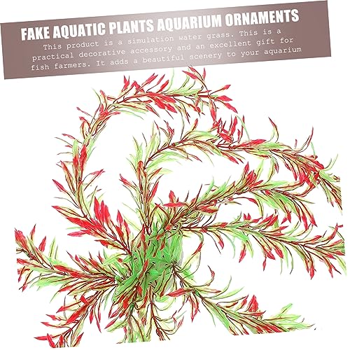 1pc Artificial Water Grass for Fish Tank Decoration Lifelike Aquatic Plant Suitable for Freshwater Aquariums Aquarium Vitality