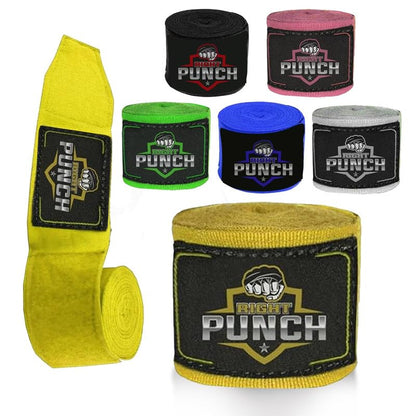 ProShield Boxing Wraps| 180-Inch Bandages| Boxing Hand Wraps Protection for Muay Thai MMA and Kickboxing - color: Yellow, size: 118"