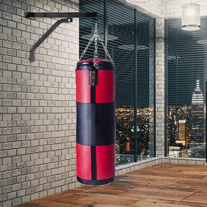 Heavy Bag Stand Punch Bag Bracket,Heavy Duty Standard Wall Bracket Steel Mount Hanger Wall Mount Hanging Punching Bag Stand Punch Bag Holder Boxing Frame Punching Bag Stand Hanger for Home Gym Fitness