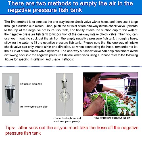 Negative Pressure Aquarium Fish Tank Cool Fish Tank Aquarium Water replenishers Water Level auto-Refill Maintenance