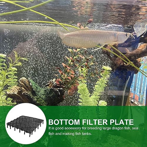 Totority Aquarium Substrate 40Pcs Under Gravel, Aquarium Plates Fish Tank Bottom Plate Splicing Combination Clapboard Undergravel 55 Gallon