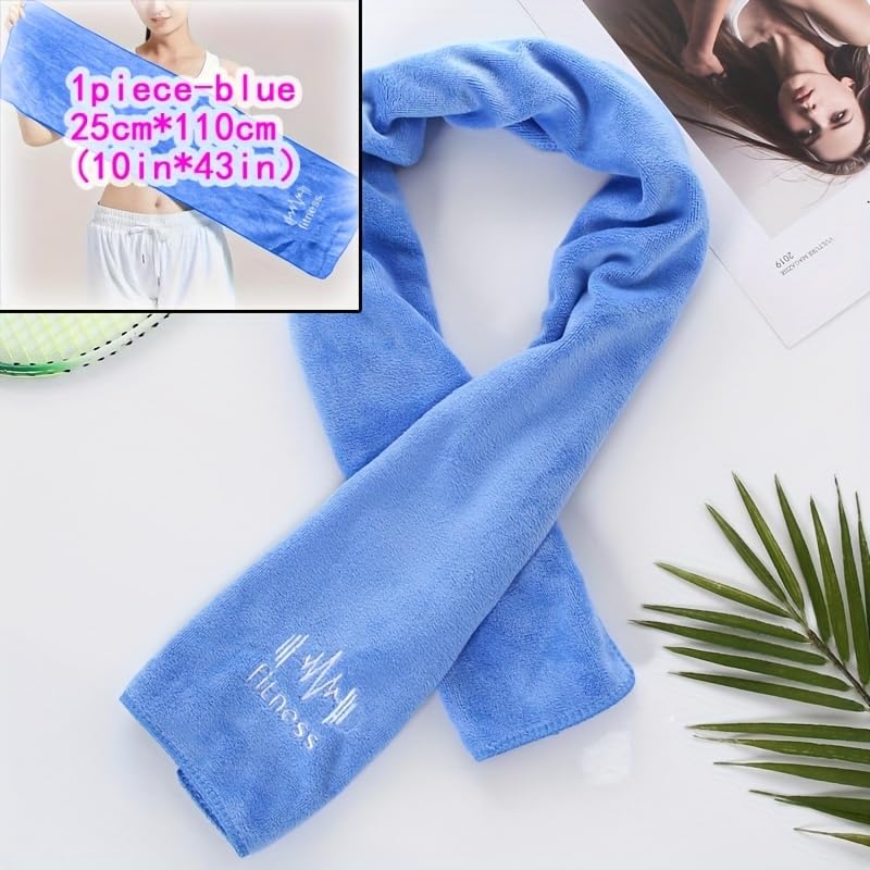 Sports Towel Quick-Drying Super Absorbent Large for Gym, Running and Swimming, Hang on Fitness Equipment to Wipe Sweat, Gray - color: Gray