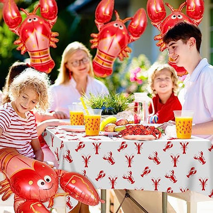 Tanlade 50 Pcs 12 oz Crawfish Boil Cups Lobster Birthday Party Cups Disposable Seafood Boil Party Supplies Plastic for Lobster Seafood Shrimp Birthday Decoration