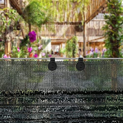 Shade Cloth Heavy Duty Lock Grip, 2023 New Shade Cloth Fix Plastic Clamp, Premium Tarp Clips Fence Fabric Clips for Greenhouse Outdoor Garden Netting, Anti Bird Netting, Sun Shade Net (100 Pcs)