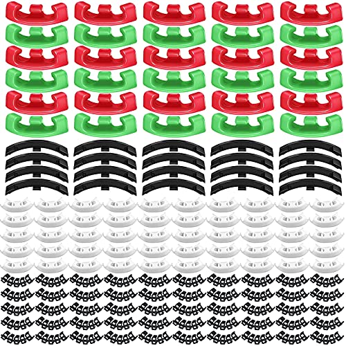 150 Pcs Low Stress Training Clips, 90 Degree Plant Clips Branches Clips Control The Growth of Plants Branches Clamps for Low Stress Planting Clip Climbing Plants Garden Plant Grow Tools