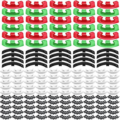 150 Pcs Low Stress Training Clips, 90 Degree Plant Clips Branches Clips Control The Growth of Plants Branches Clamps for Low Stress Planting Clip Climbing Plants Garden Plant Grow Tools