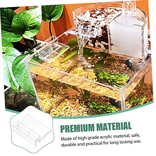 10Pcs Transparent Aquarium Cover Support Racks Easy Install Fish Tank Brackets for Accessories for Fish Tanks and Aquariums