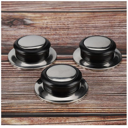 2 PCS Pot Lid Top Replacement Knob -Heat Resistant, Universal Kitchen Cookware Lids Knob,Replacement Holding Handle Knobs for Casserole Kettle Cover Glass Saucepan Lid