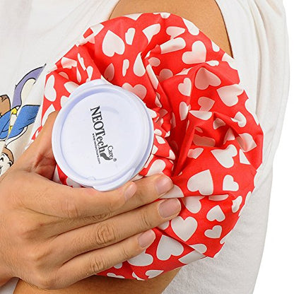 Neotech Care Ice Bag with Screw Top Lid (Feathers Design, 8 inch) - color: Feather, size: 8 Inch