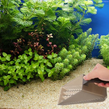 SHINEOFI Aquarium Cleaning Shovel Fish Tank Gravel Shovel Plastic Sand Scoop for Aquarium Maintenance and Gravel Cleaning Fish Tank Accessory