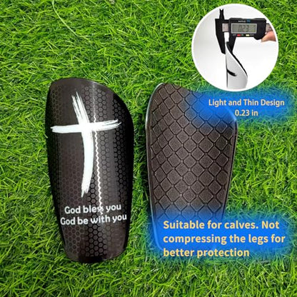 TOMIYO Soccer Shin Guards with Socks Kids 10-12 Calf Protective Equipment - color: Black, size: Small