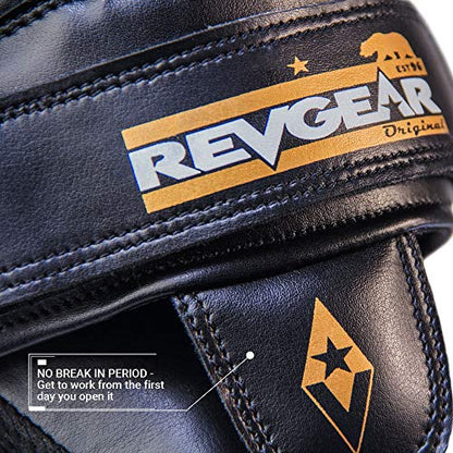 Revgear Boxing Pads Gel Focus - Boxing Mitts, Boxing Training Pads, Adjustable Hook and Loop Closure, Durable Synthetic Leather, Anti Shock Gel - Pair