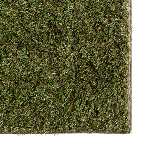 iCustomRug Ivy, Thick Realistic Grass Mats 3' X 4' Synthetic Turf with Finished Edges, Indoor Outdoor Grass Pet Pad (Pack of 2) - size: 3' x 4' (Rectangular, Pack of 2)