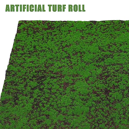 Healifty Artificial Moss Mat 19.68X19.68 Inch Square Simulation Grass Pad Realistic Faux Moss Turf for Indoor Outdoor DIY Landscaping Garden Decor