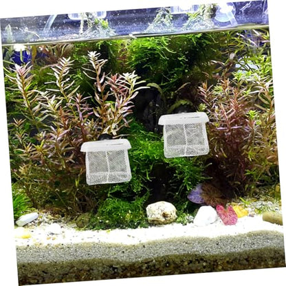 GALPADA 5pcs Aquarium Fish Breeding Net with Cups Fine Mesh Separator for Fish Tank Lightweight Protective Net for Juvenile Survival for Aquatic Environments
