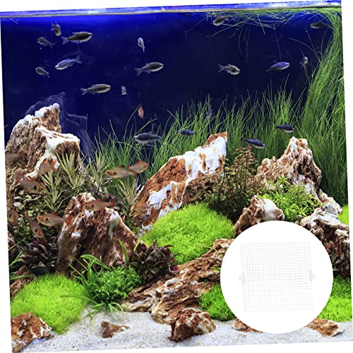 WOONEKY 8pcs Transparent Fish Tank Isolation Panel Modular for Breeding Separation Easy Installation Aquarium Divider Cups