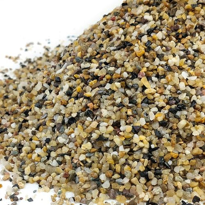 20lbs Fish Tank Sand, 1/16 inch Small Aquarium Gravel. Decorative Pea Gravel River Rocks for Air Plants, Vase Fillers, Landscaping and Succulent Soil Cover - size: 1/16 Inch