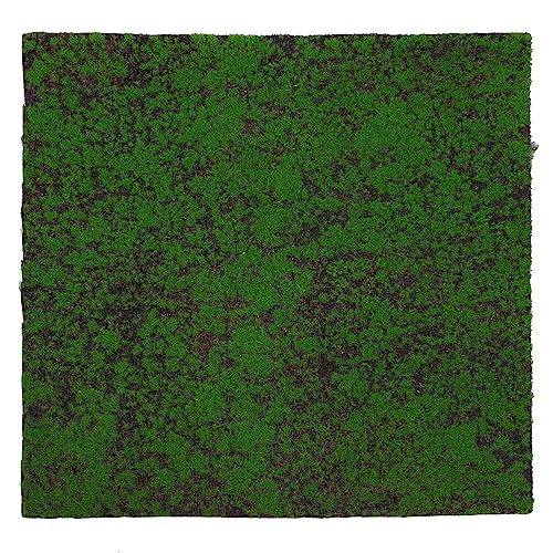 Healifty Artificial Moss Mat 19.68X19.68 Inch Square Simulation Grass Pad Realistic Faux Moss Turf for Indoor Outdoor DIY Landscaping Garden Decor