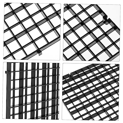 Abaodam 6Pcs Fish Tank Divider Meshes Aquarium Isolation Net for Fish Tank Bottom Filtration Plates Easy Install Divider for Pet Fish and Tank Decoration