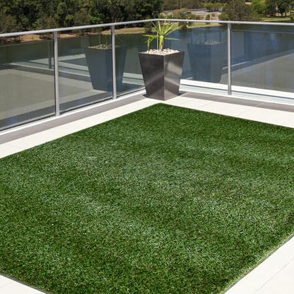 iCustomRug Ivy, Thick Realistic Grass Mats & Rugs 6' X 13' Synthetic Turf with Finished Edges, Indoor Outdoor Grass Pet Pad - size: 6' x 13' (Rectangular)