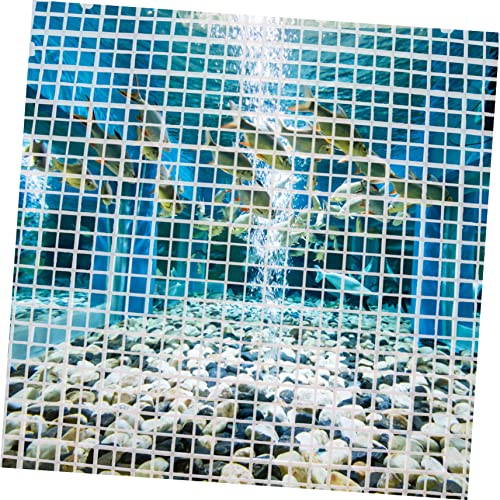 Garneck 1set Aquarium Isolation Grid Panel Fish Tank Divider Suction Cups Easy Installation for Fish Breeding and Mixed Aquatic Environments Clips